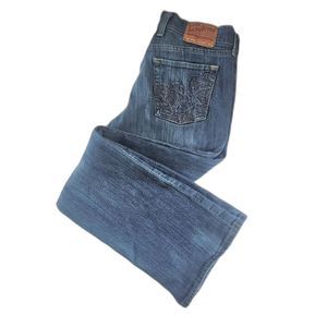 Lucky Brand | Embroidered Sweet n Low Mid Rise Women's‎ Jeans Size 6/ 28